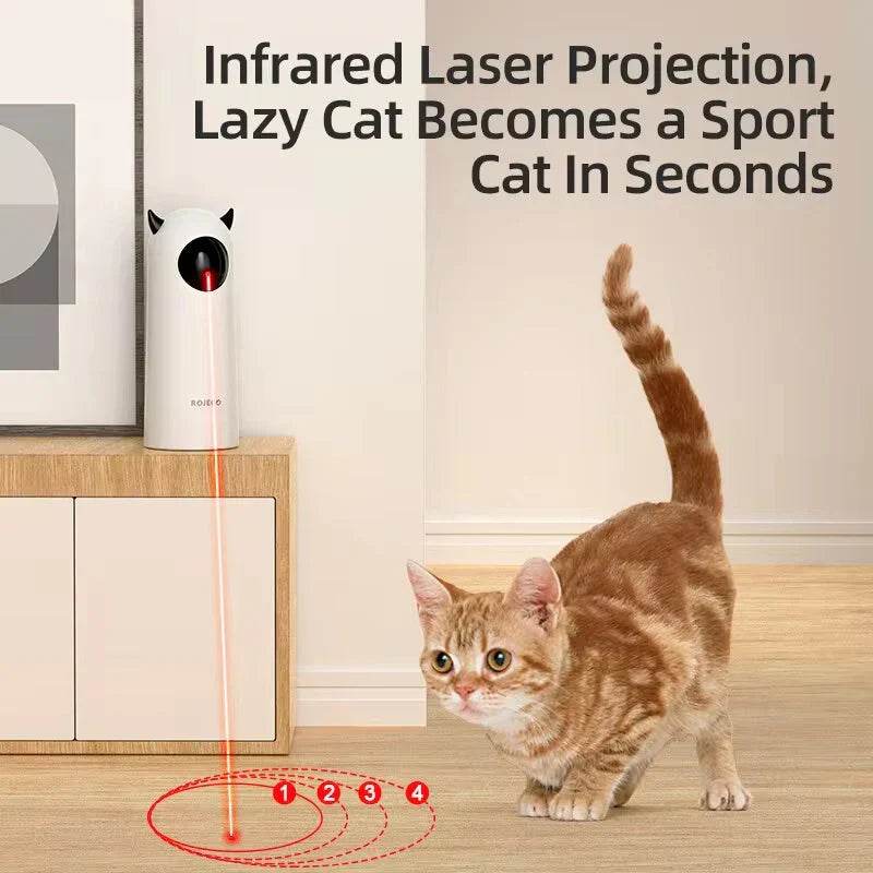 Juguete automático para gatos: láser LED inteligente - Animalia Prime