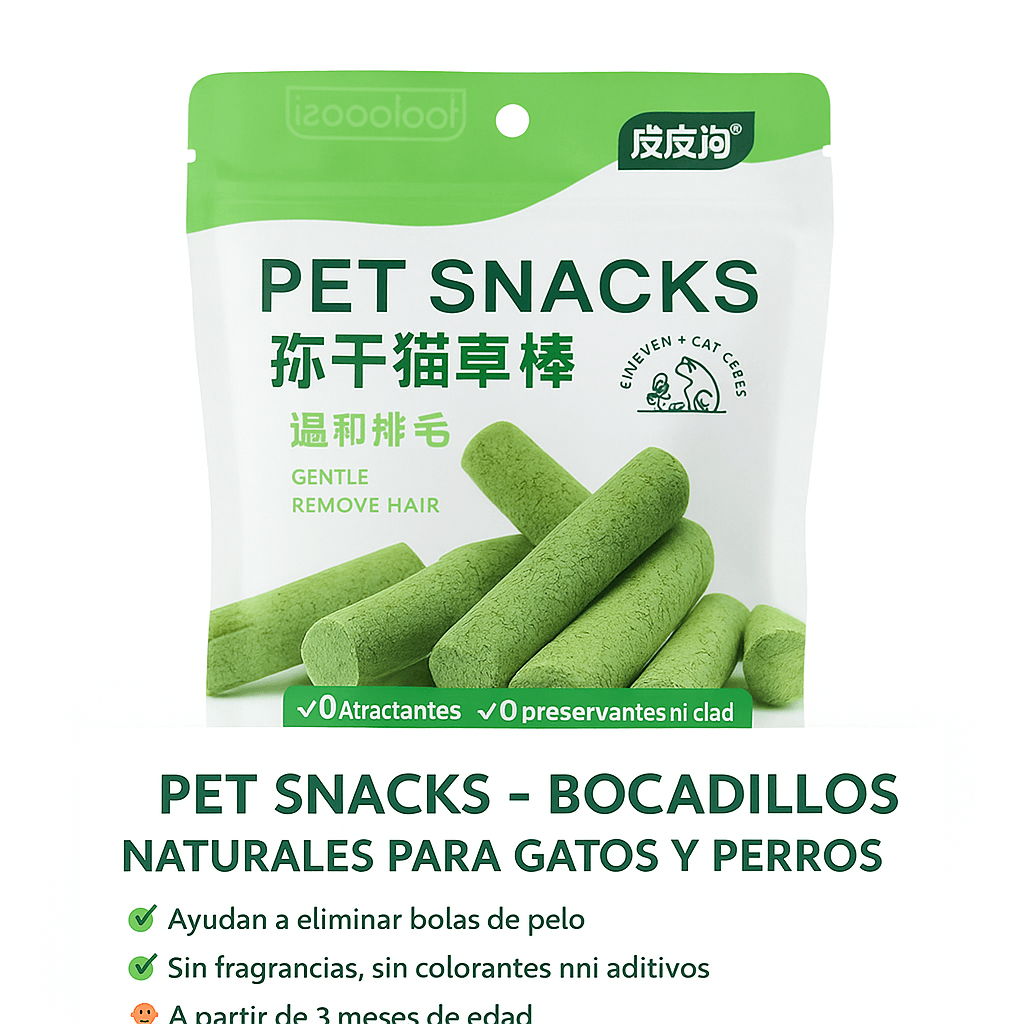 Snacks de Hierba Gatos y Perros - Animalia Prime
