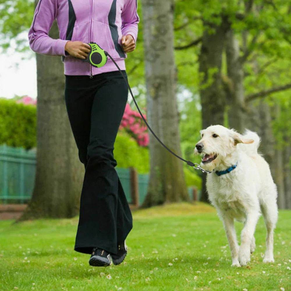 Correa retráctil automática para perros - Animalia Prime