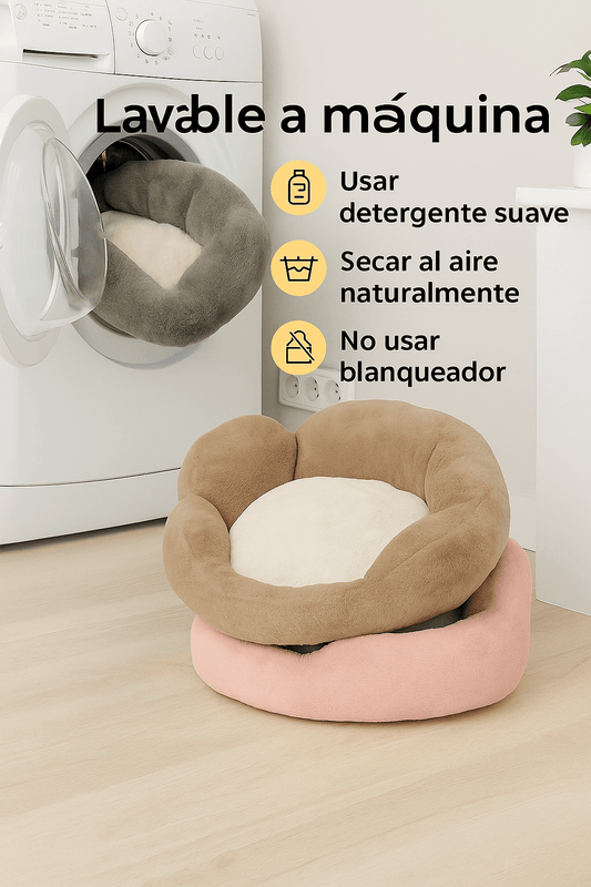 Cama Flor – Comodidad para Gatos y Perros - Animalia Prime
