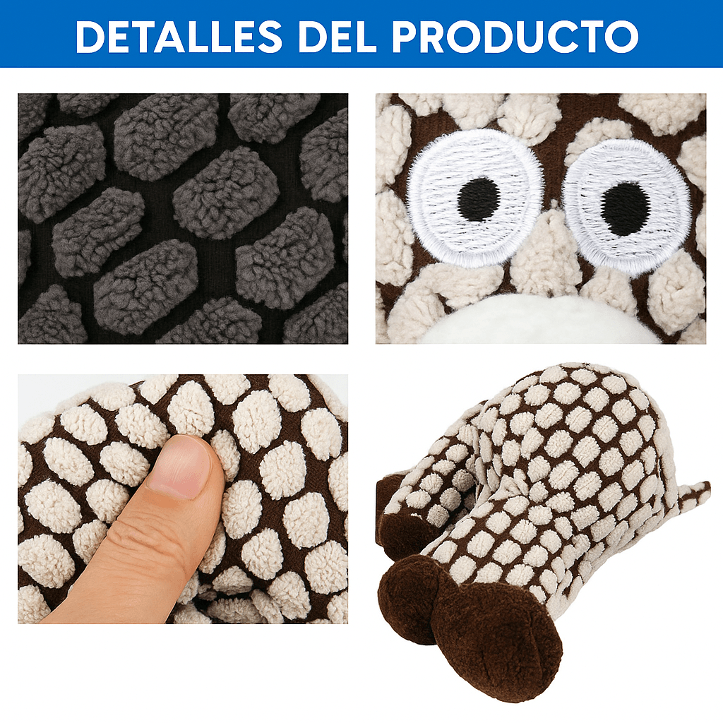 Juguete Ruidoso de Peluche para Masticar - Animalia Prime