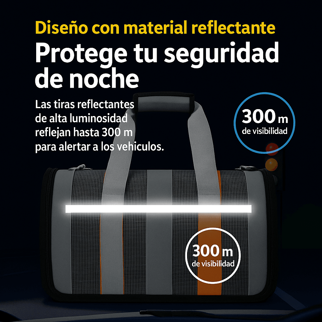 Mochila ventilada transporte. Para gatos y perros - Animalia Prime